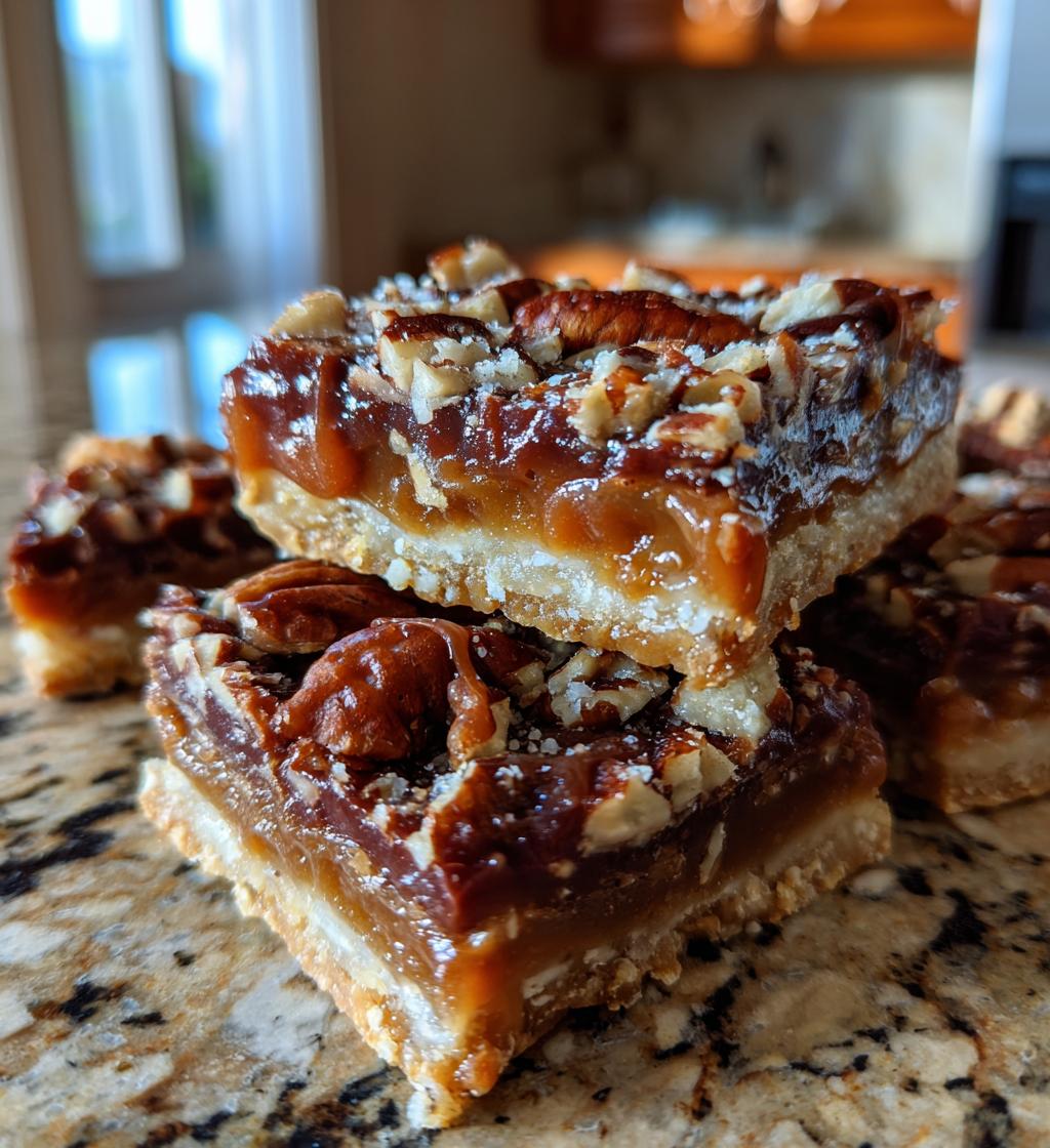 pecan turtle bars