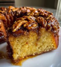 pecan upside down bundt cake