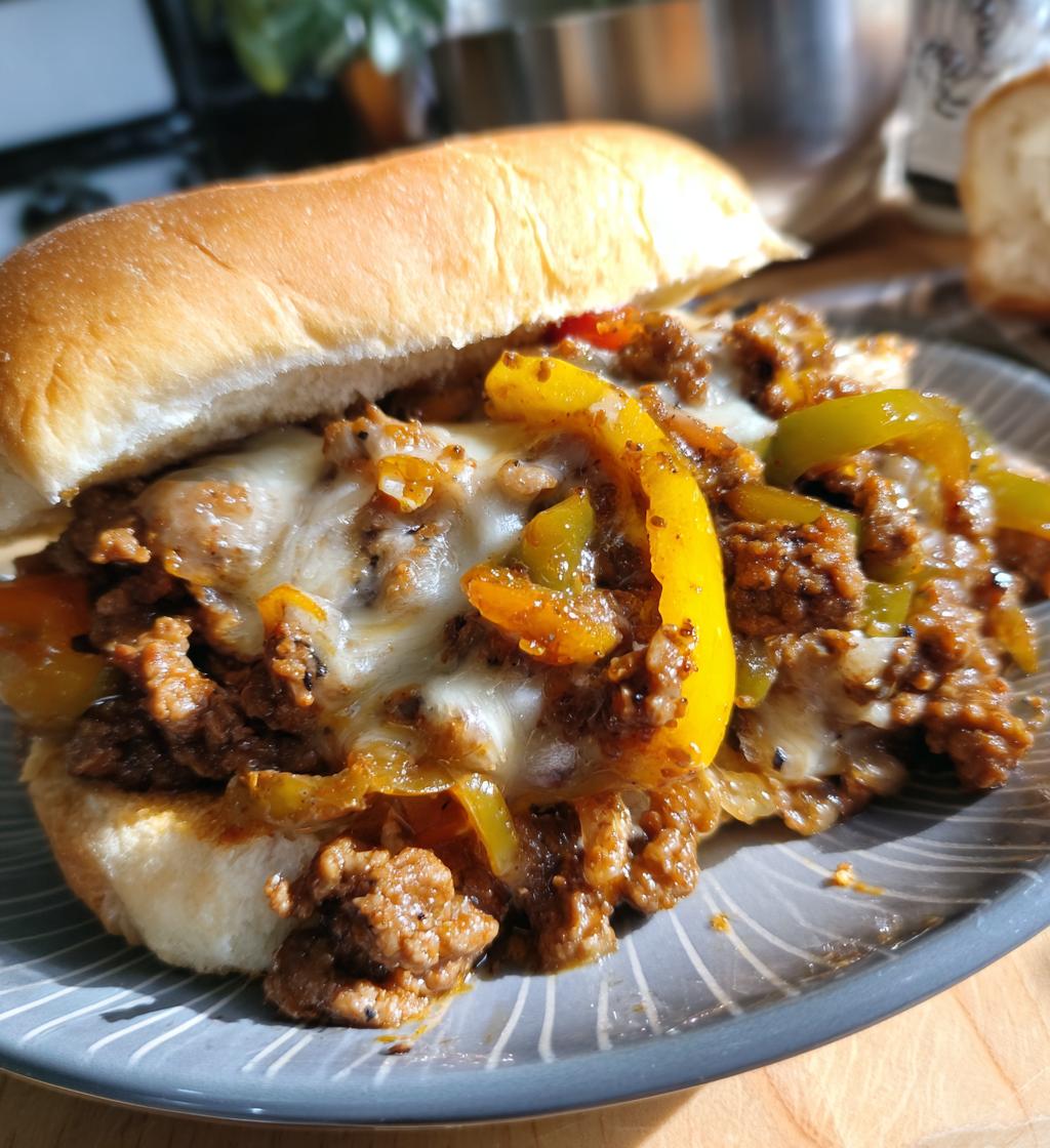 philly cheesesteak sloppy joes recipe