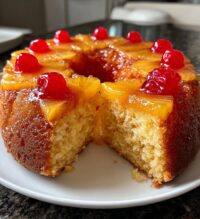 pineapple upside down bundt cake