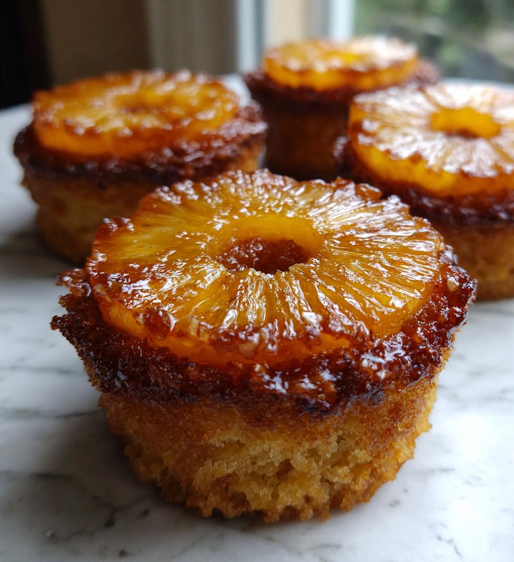 pineapple upside down cupcakes