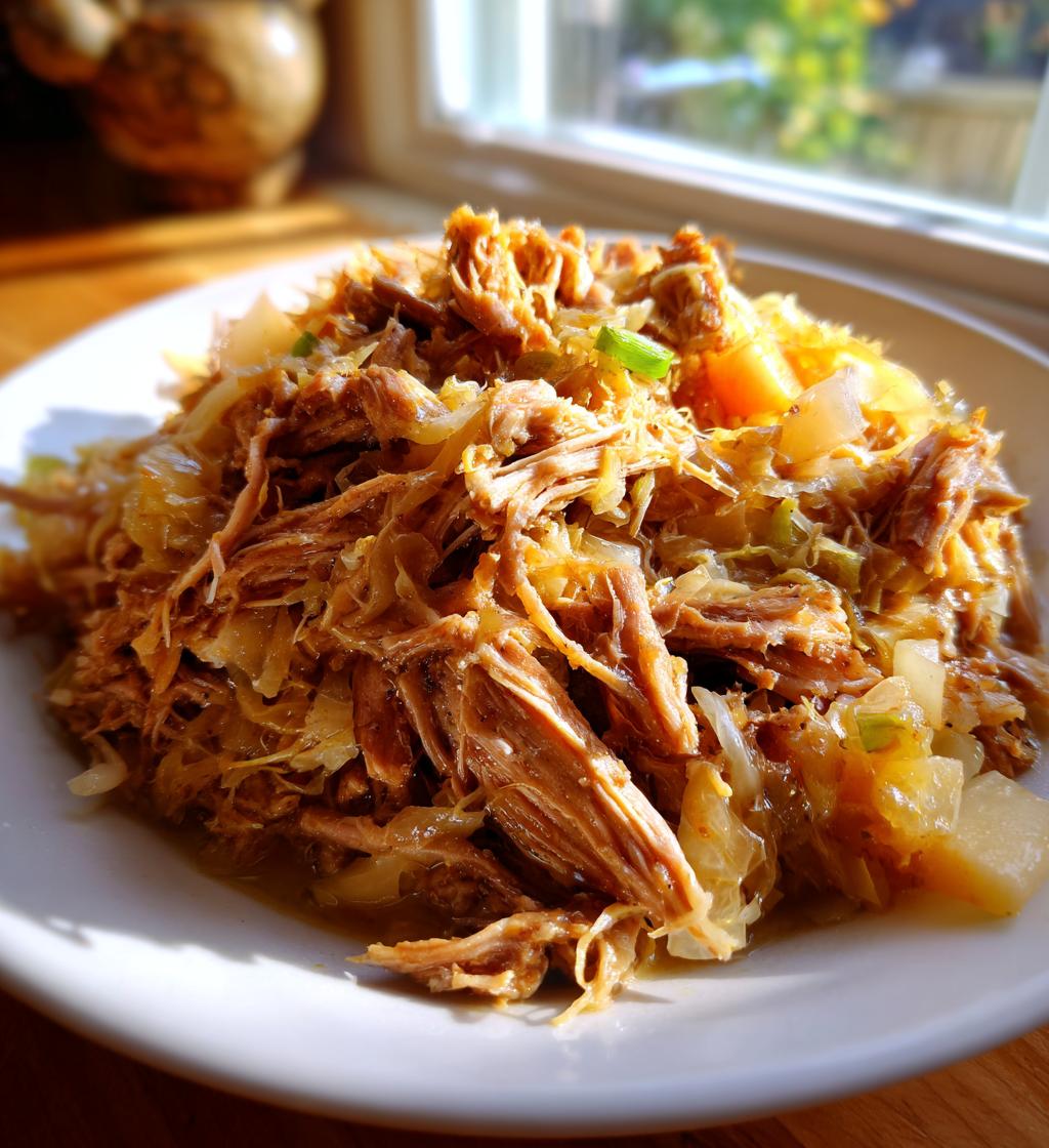 pork and sauerkraut crockpot