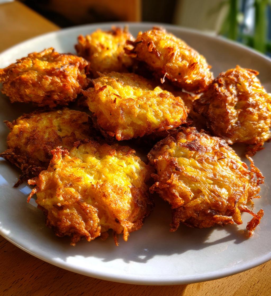 potato fritters - detail 1