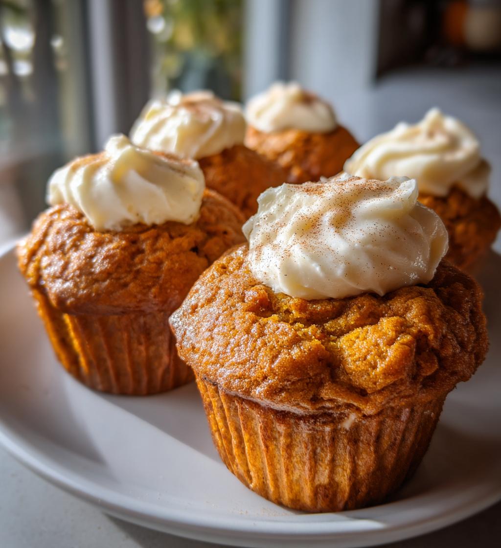 pumpkin cream cheese muffins - detail 1
