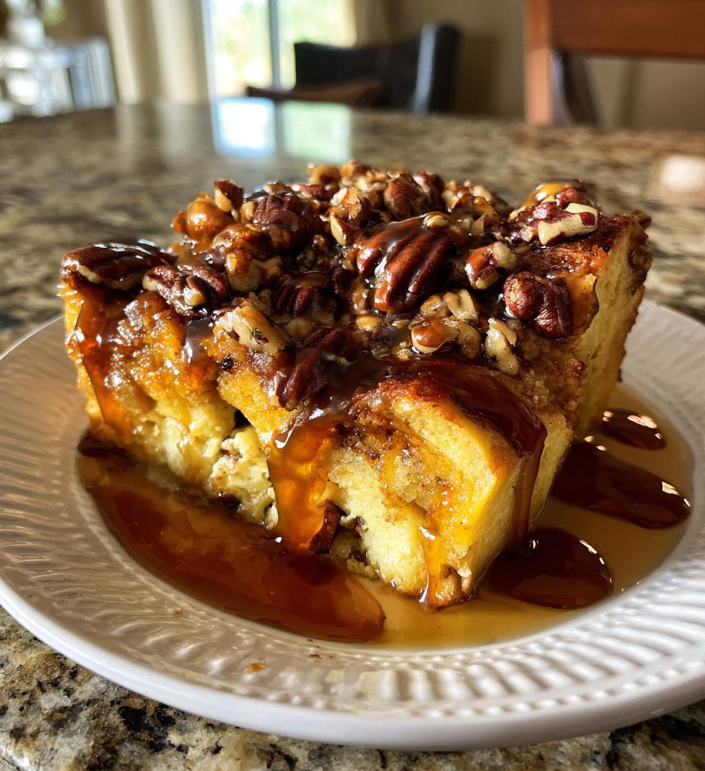 pumpkin praline bread pudding