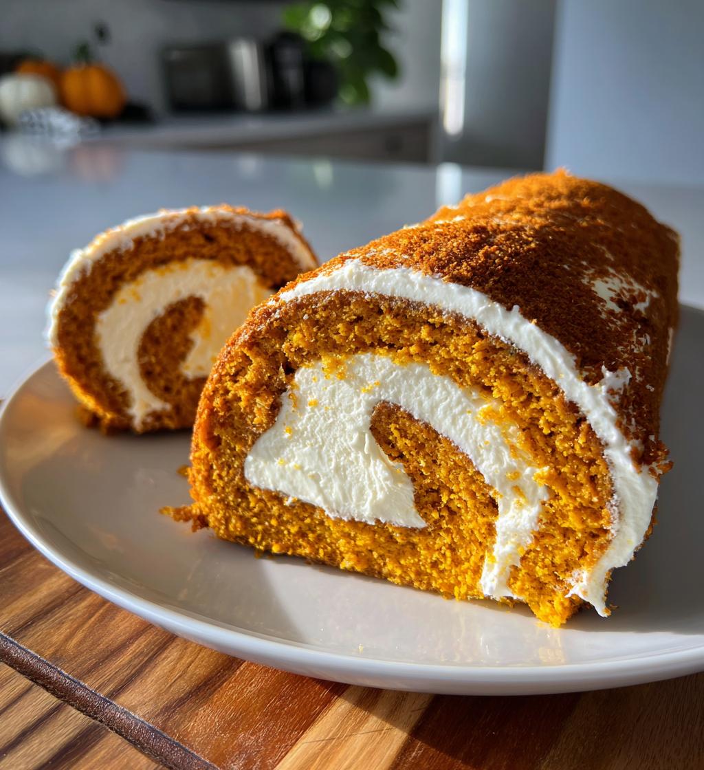 pumpkin roll recipe - detail 1