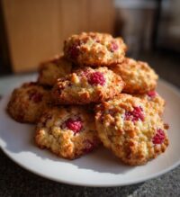 raspberry crumble cookies
