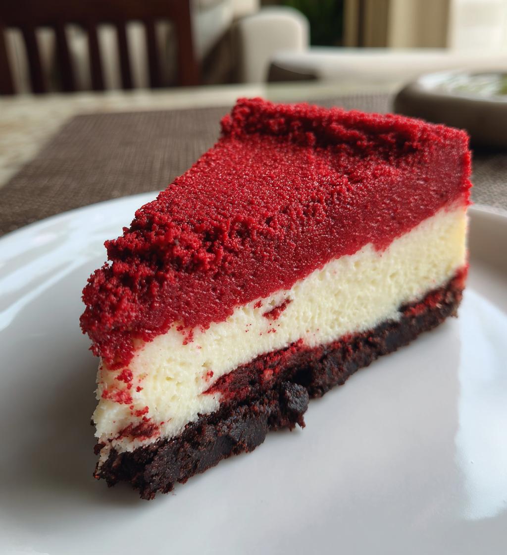 red velvet cheesecake