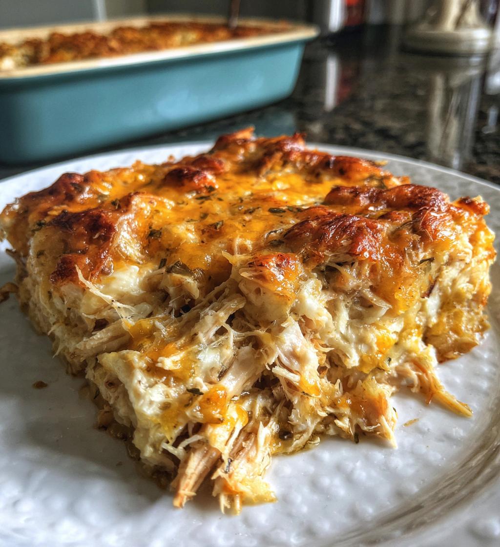 rotisserie chicken and stuffing casserole 2