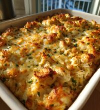 rotisserie chicken and stuffing casserole