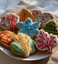 royal icing thanksgiving cookies