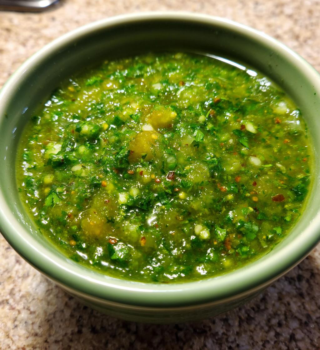 salsa verde recipe - detail 1