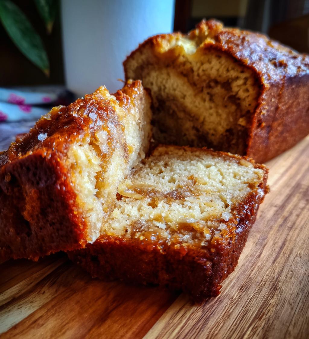 salted caramel banana bread 2