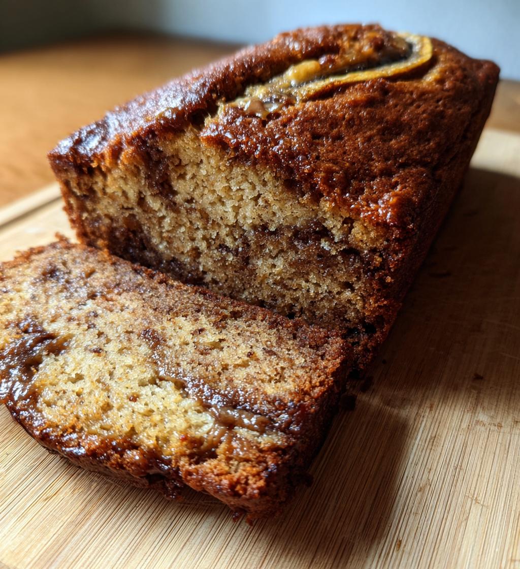 salted caramel banana bread