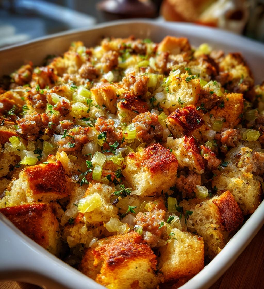 sausage stuffing thanksgiving