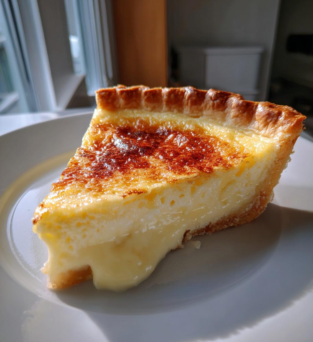 silky smooth easy recipe for custard pie