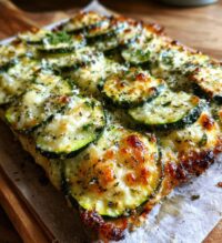 simple baked zucchini and cheese