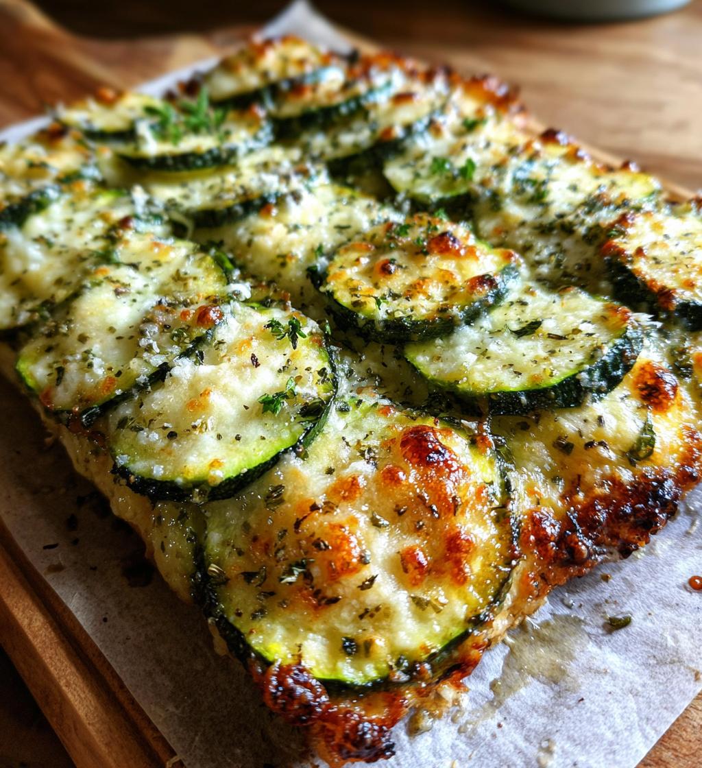 simple baked zucchini and cheese