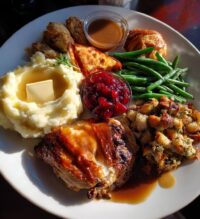 small thanksgiving dinner for four