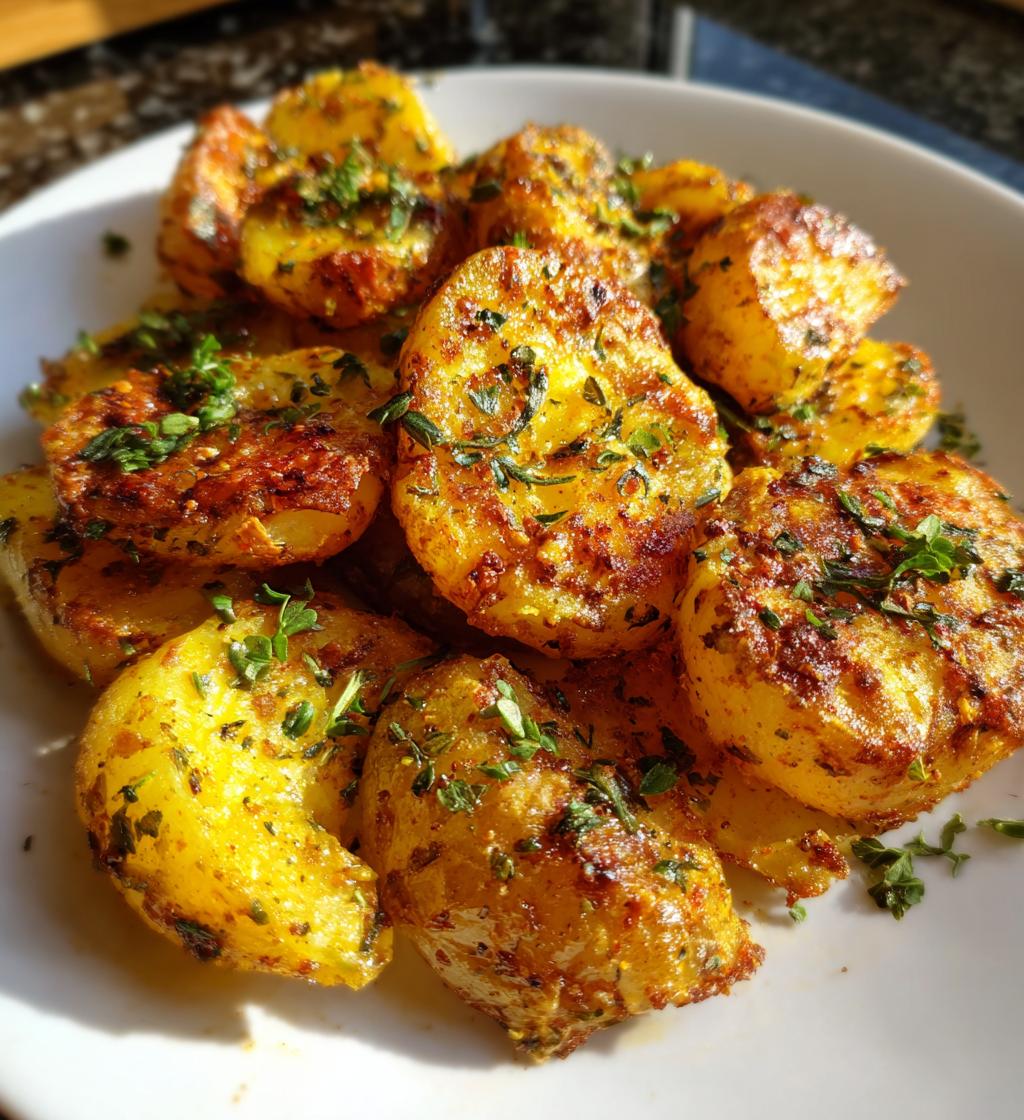 smashed potatoes