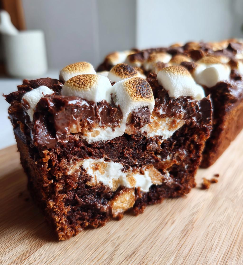 smores loaf cake