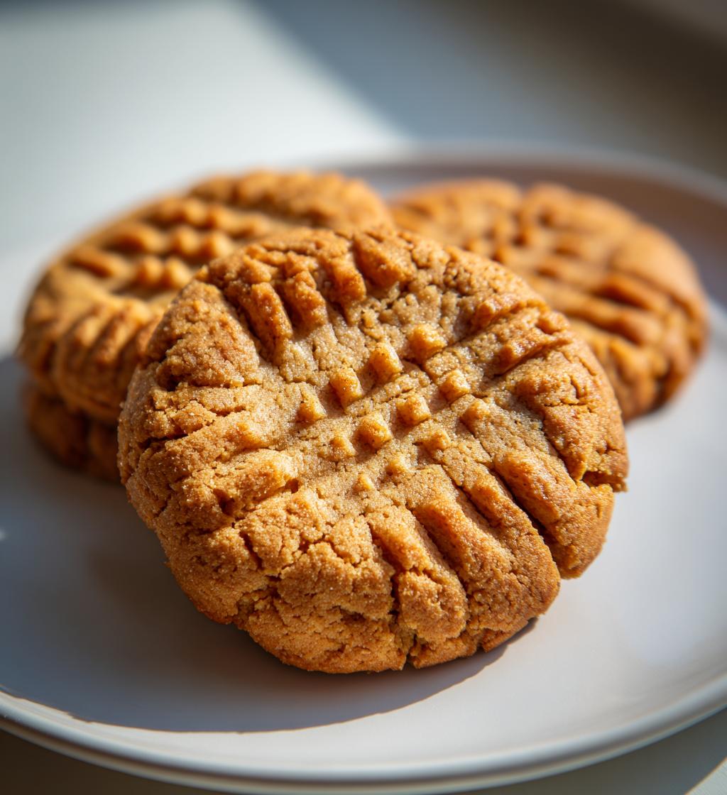 soft peanut butter cookies - detail 1