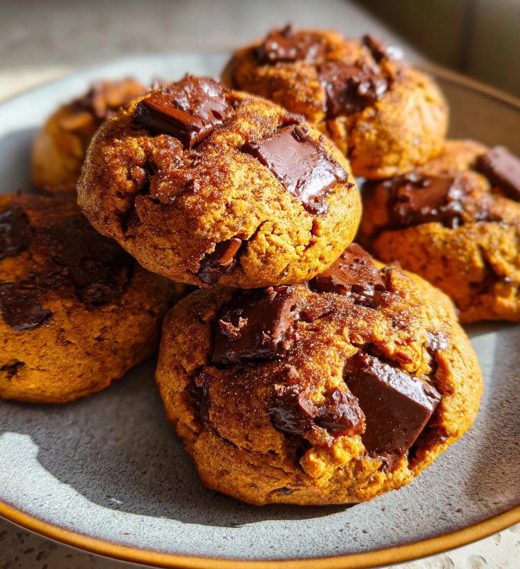 soft pumpkin chocolate chip cookies recipe - detail 1