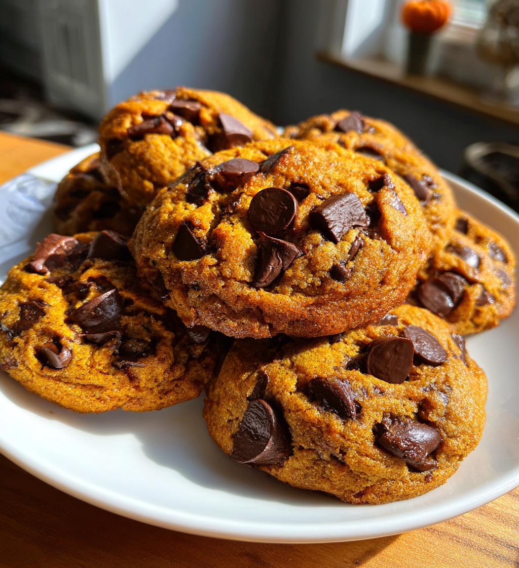 soft pumpkin chocolate chip cookies recipe