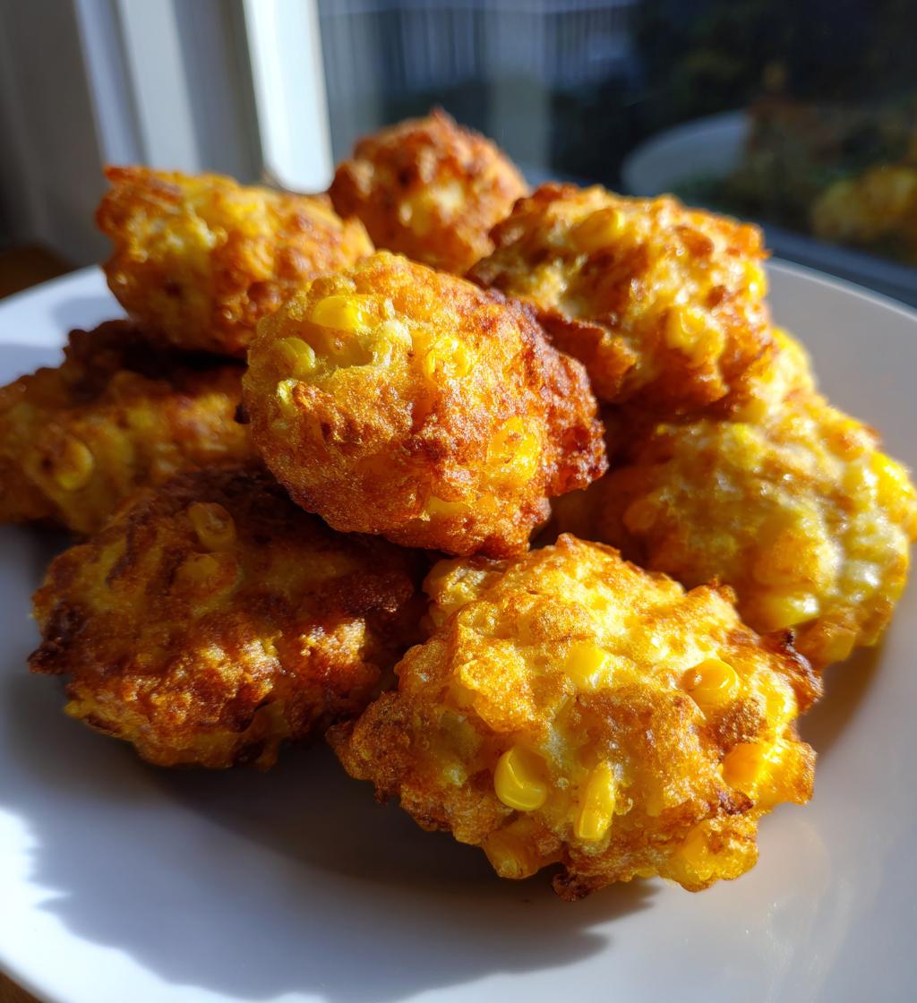 southern fried corn fritters - detail 1