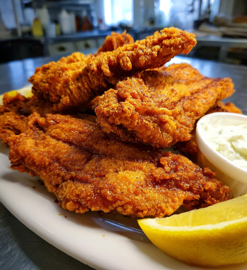 southern style fried fish