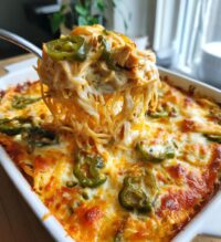 spicy southern cheesy chicken spaghetti casserole