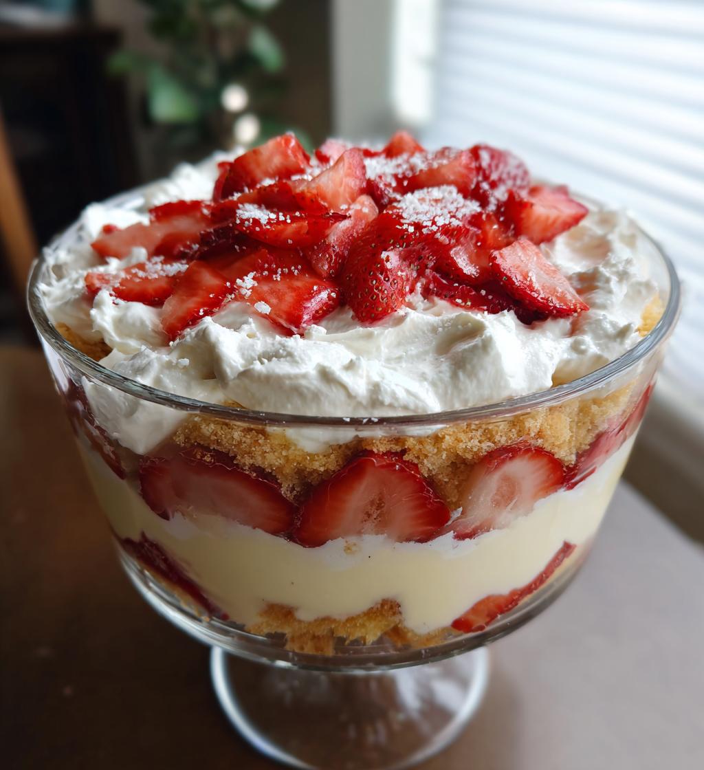 strawberry cheesecake trifle