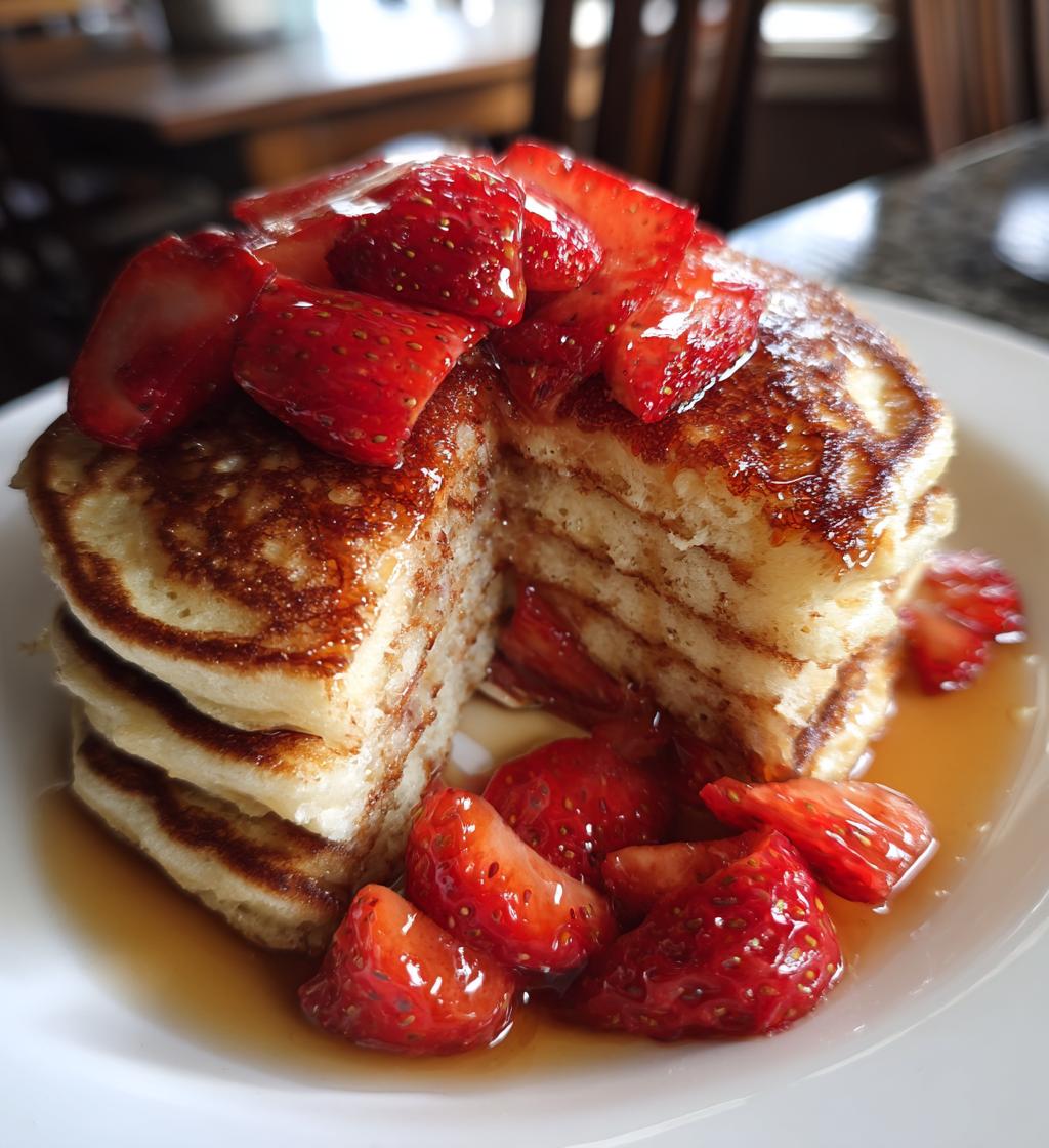 strawberry pancakes