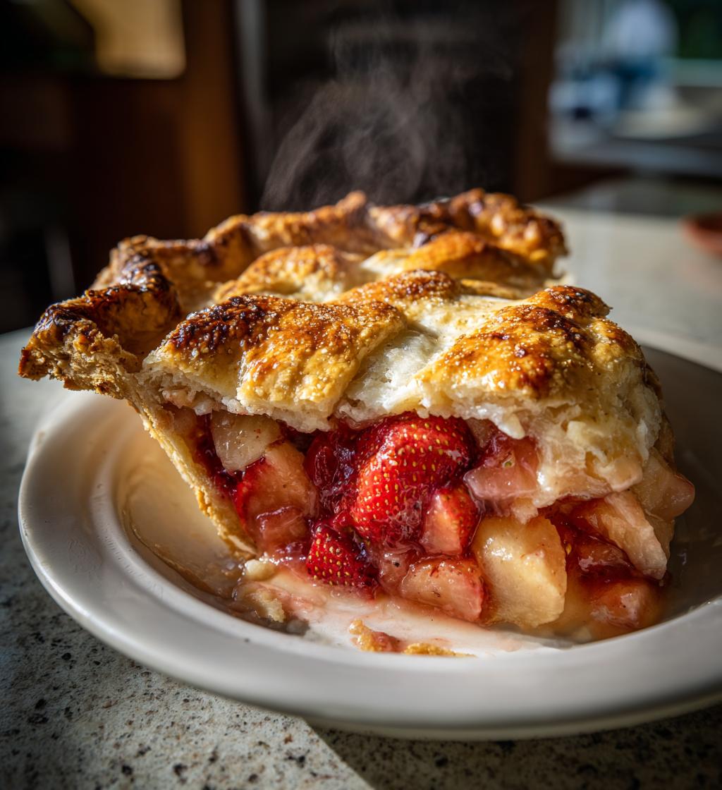 strawberry rhubarb pie recipe