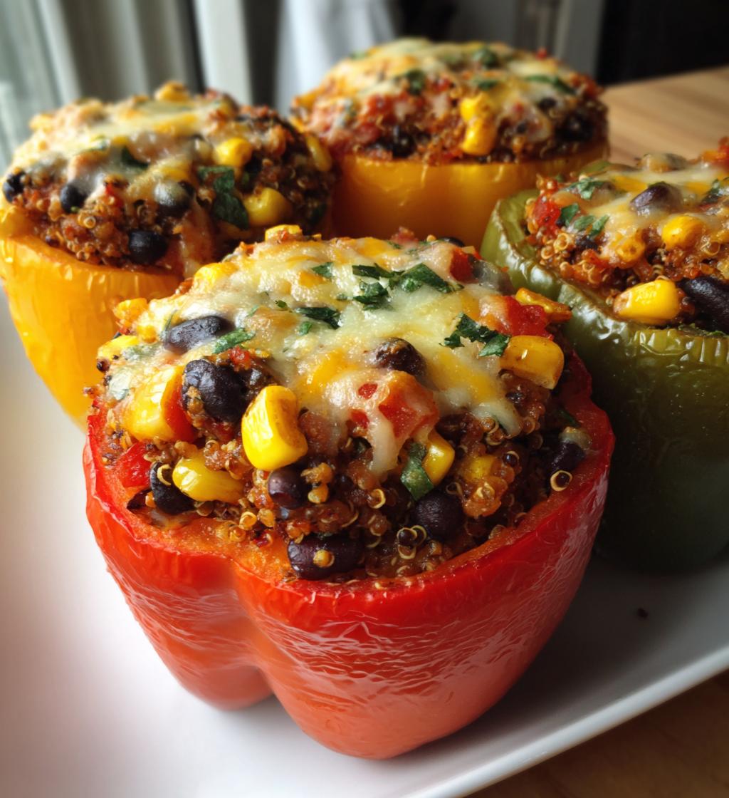 stuffed bell peppers vegetarian