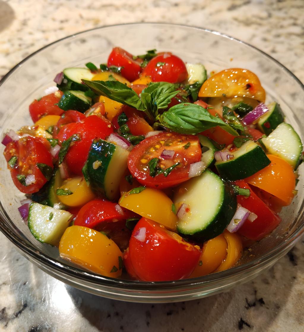 summer vegetable pasta salad