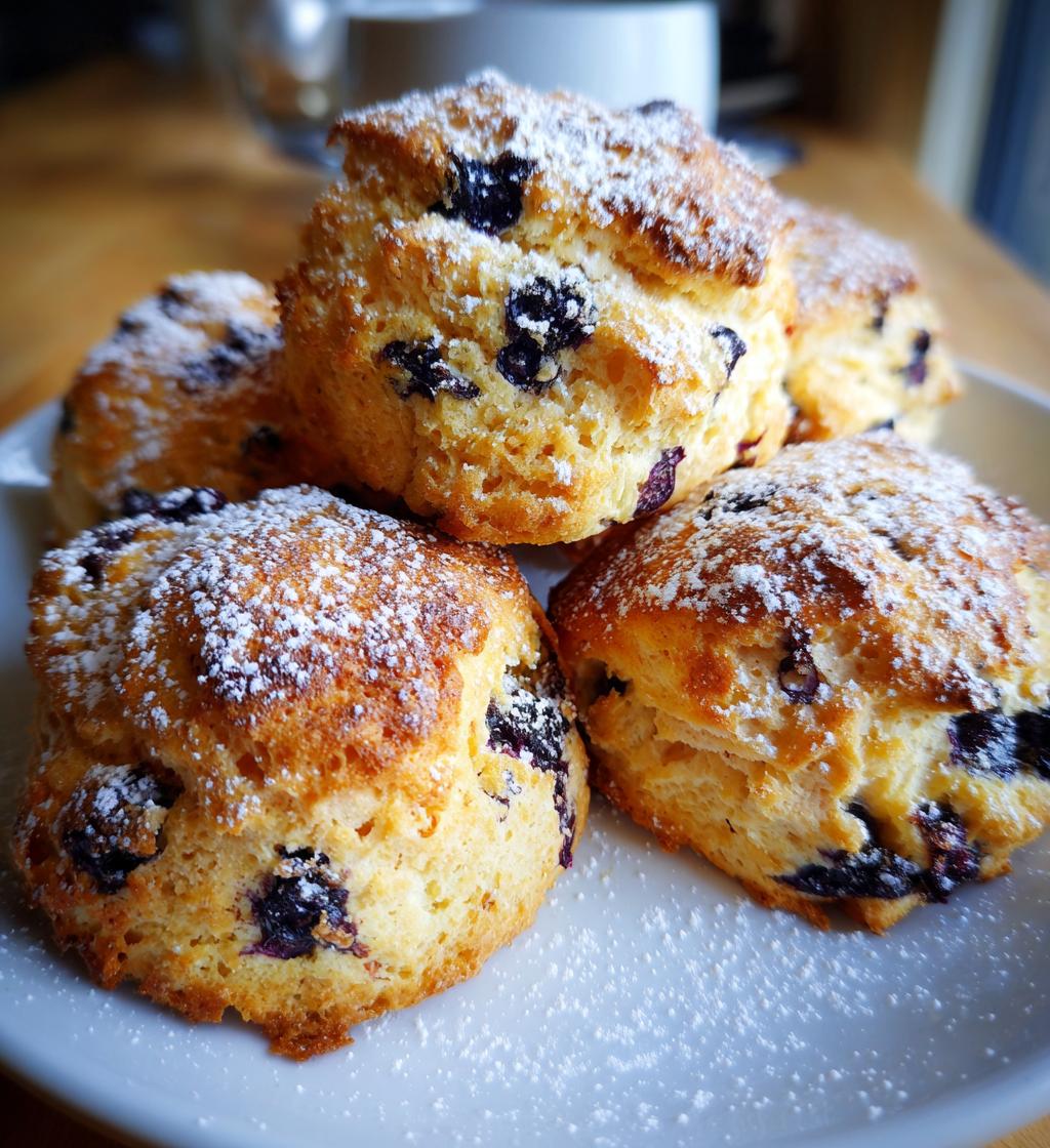sweet blueberry biscuits 2