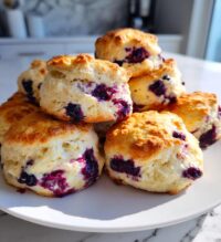sweet blueberry biscuits