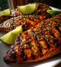 sweet chili lime grilled chicken