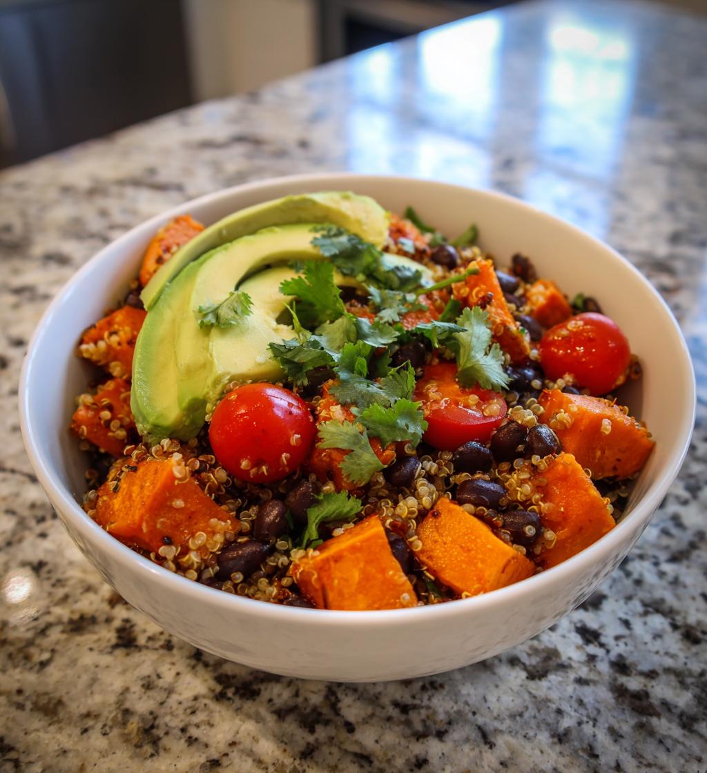 sweet potato quinoa bowls