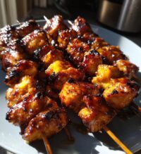 teriyaki chicken skewers