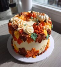 thanksgiving cake decorating