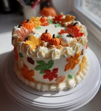 thanksgiving cake decorating easy