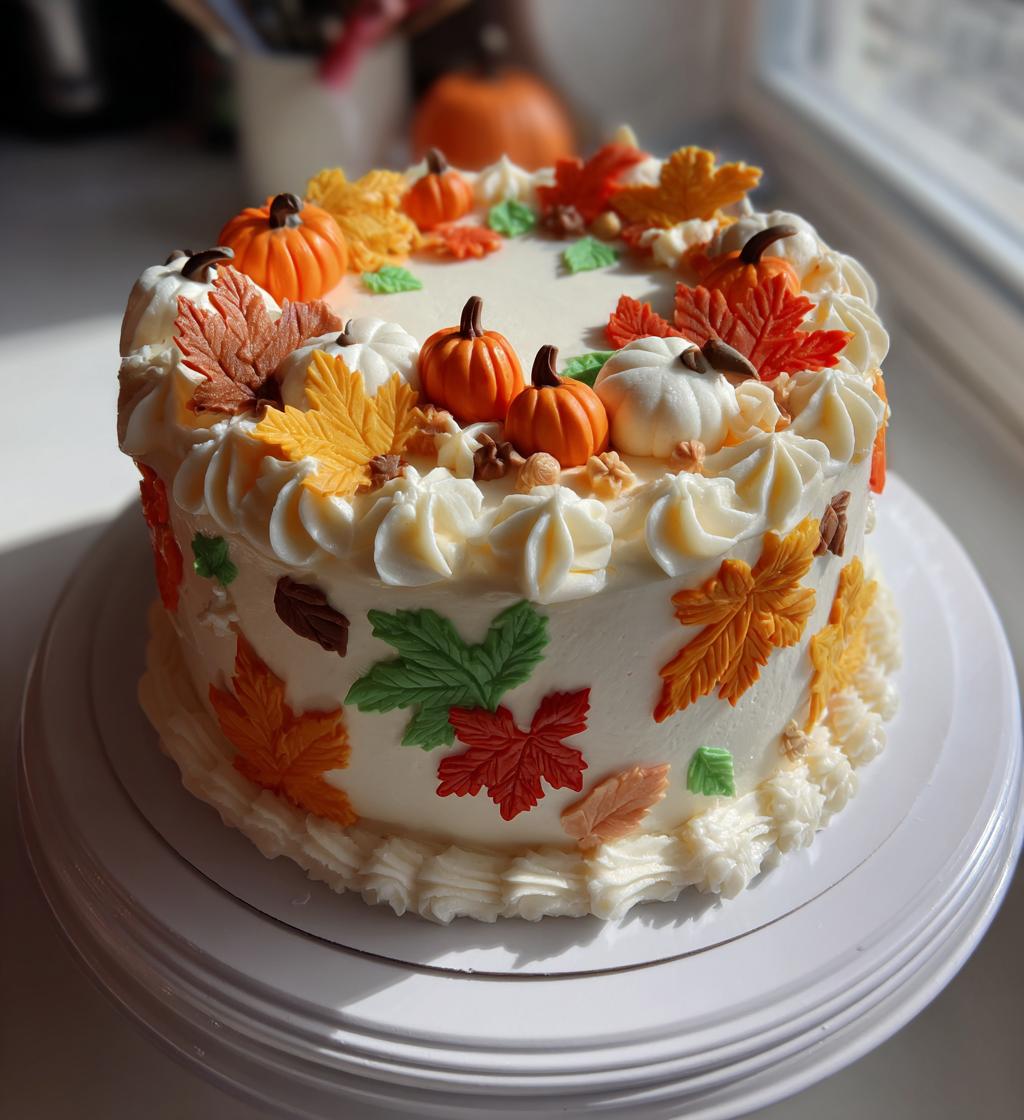 thanksgiving cake decorating easy