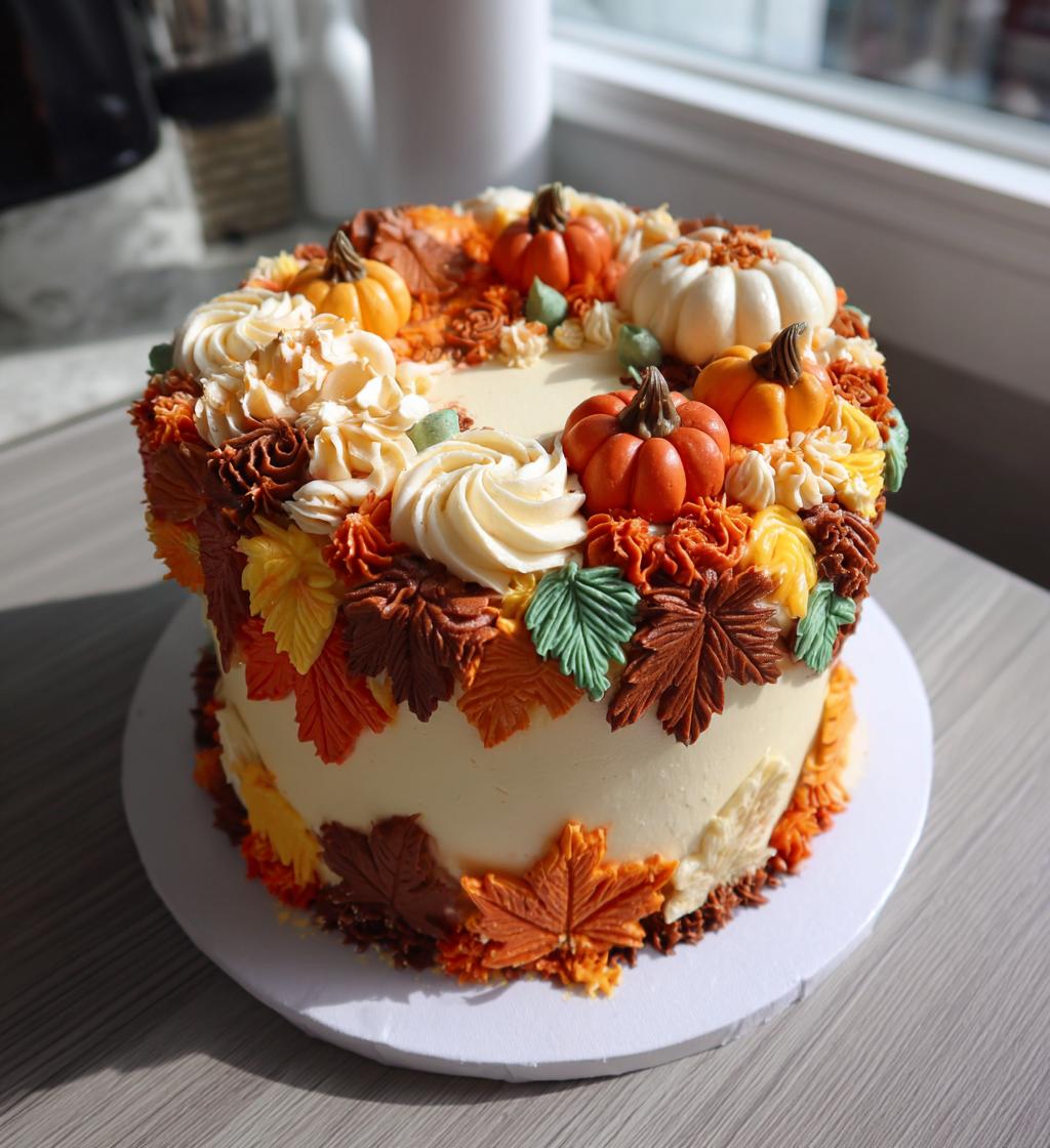 thanksgiving cake decorating