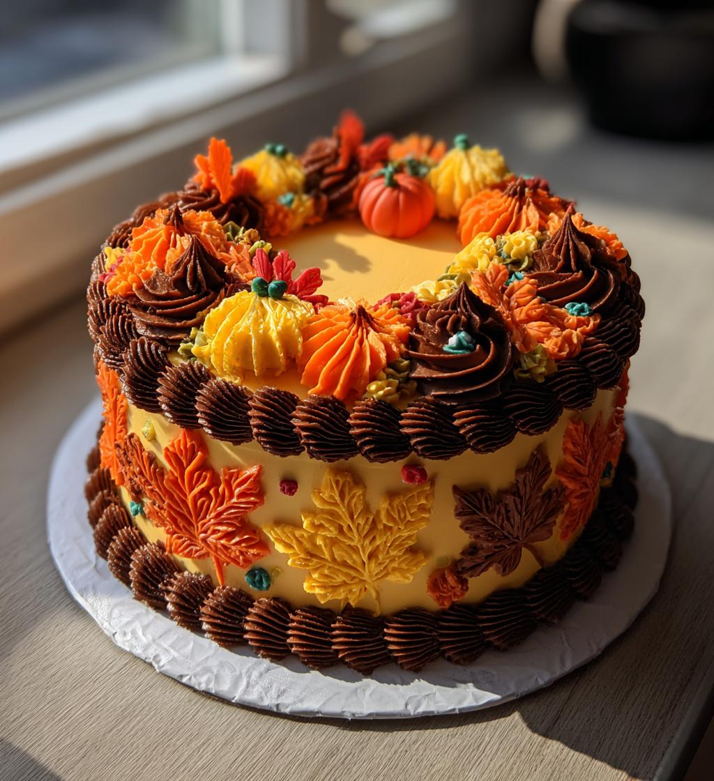 thanksgiving cakes decorating