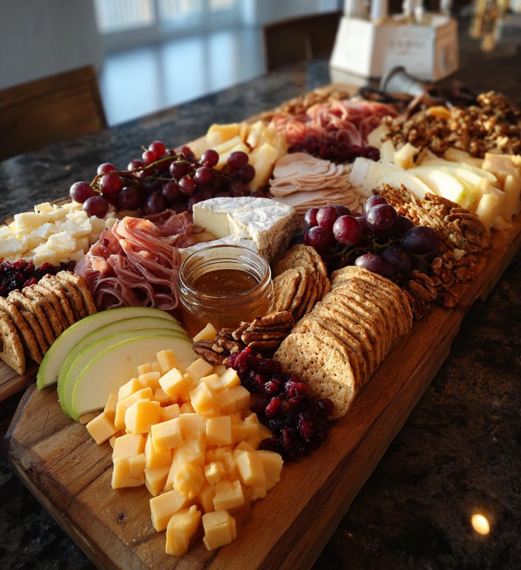 thanksgiving charcuterie board turkey