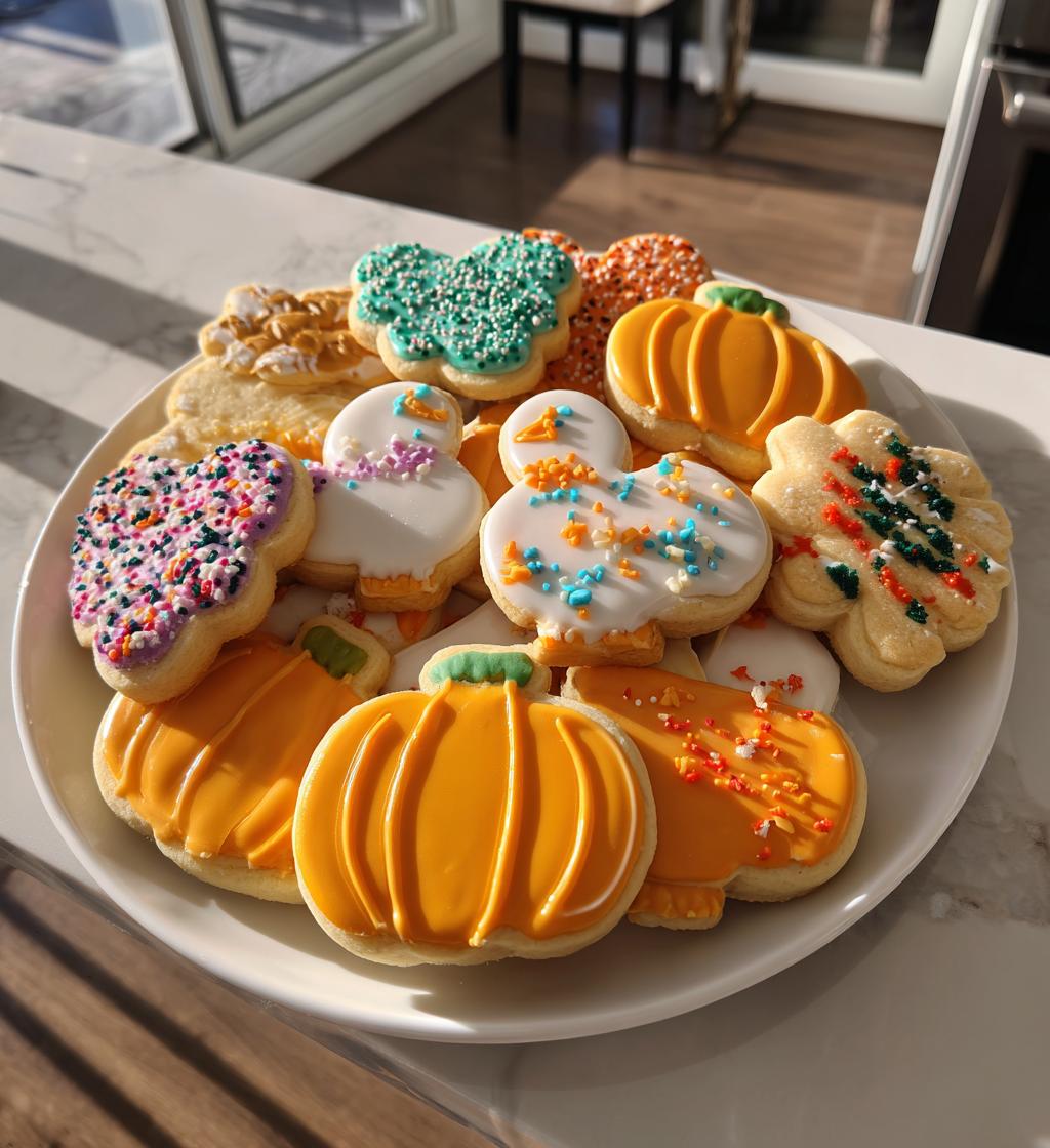 thanksgiving cookie decorating