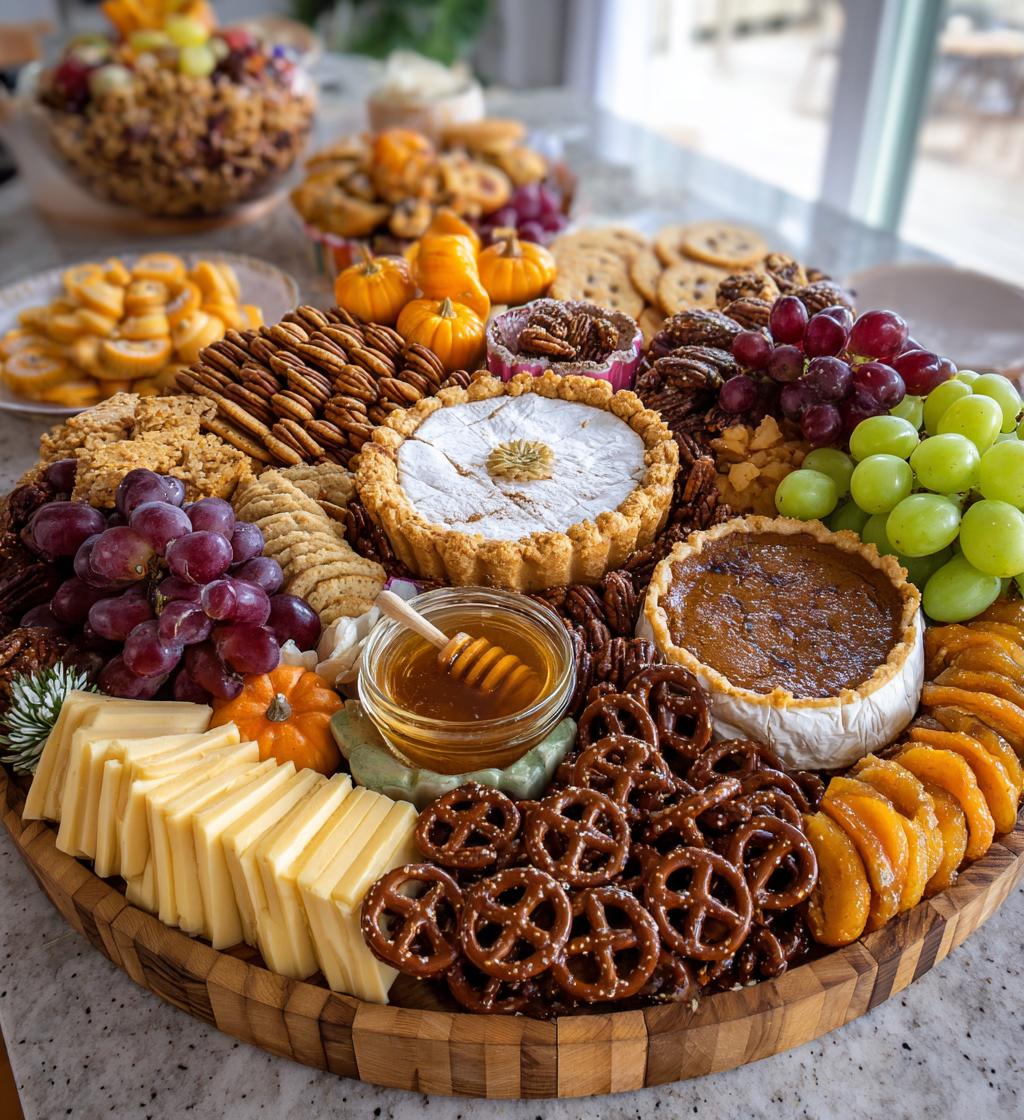 thanksgiving dessert charcuterie board