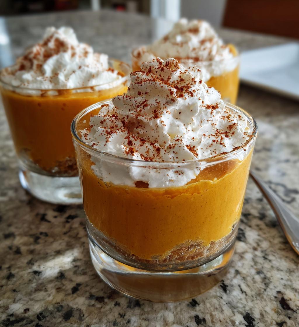 thanksgiving dessert cups